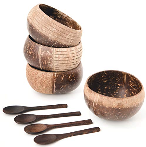 Coconut Bowl and Spoon Gift Set