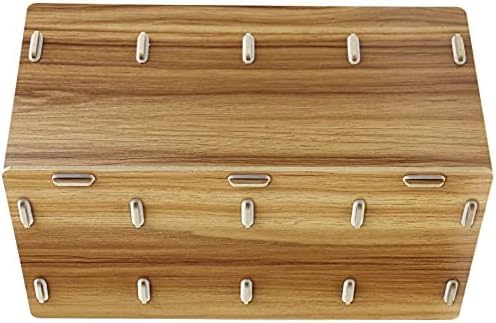 NICEYEA Holz Stehsammler Schreibtisch-Organizer Stehordner Fächerbox Buchablagen mit 4 Fächer Katalogsammler Buch Lagerung Regal für Schreibwaren Schreibtisch Organizer DIN A4 A5 Zeitschriften Halter