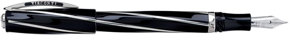 Visconti Black Divina Midi Fountain Pen