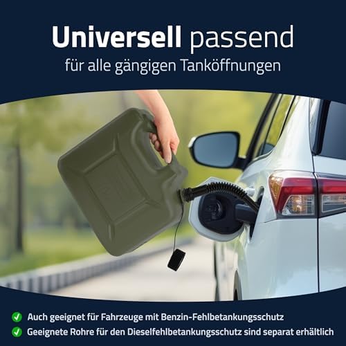 Fuel canister, 10 l, olive - View 6