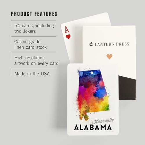 Juegos de Cartas Lantern Press Poker 52 Cartas miniatura 3