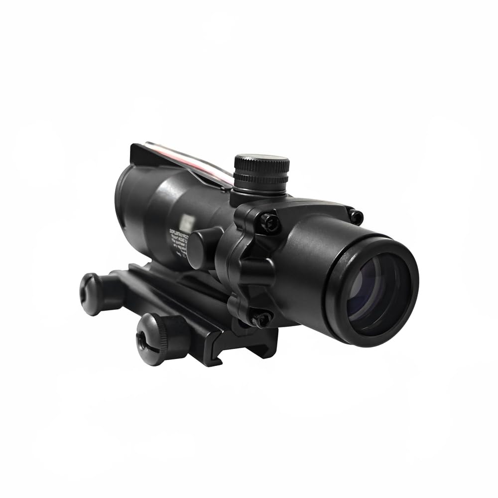 Hunting 4x32 Red/Green Fibre Chevron Retina Optic Scope Illumination Rifle Scope