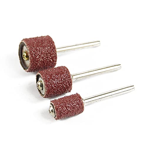 338 Stück Schleifhülse Satz mit, 80 120 320 Körnung Schleiftrommel-Set mit 1/2 3/8 1/4 Zoll Schleifdornen für Dremel-Zubehörwerkzeuge