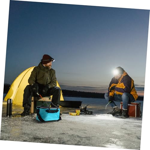 Cubo de pesca para peces vivos que soluciona el espacio en camping 4