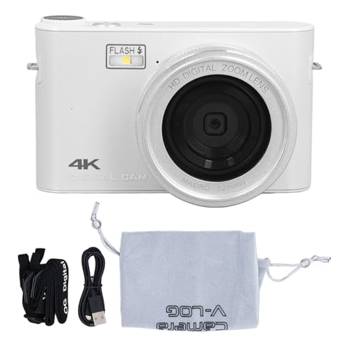 Cámara digital 4K, enfoque automático, zoom 18X, pantalla táctil 3 pulg. miniatura 6