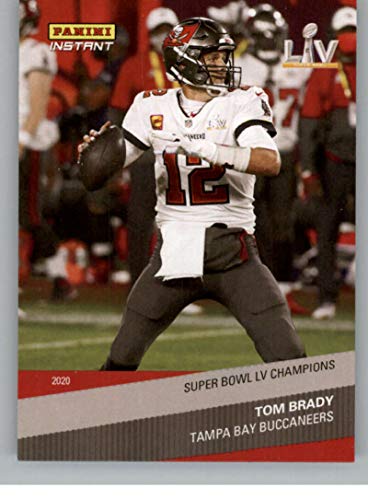 2021 Panini Super Bowl LV Champions #1 Tom Brady Tampa Bay Buccaneers (2020 NFL Season Champs - Panini Instant) NFL Football Card NM-MT