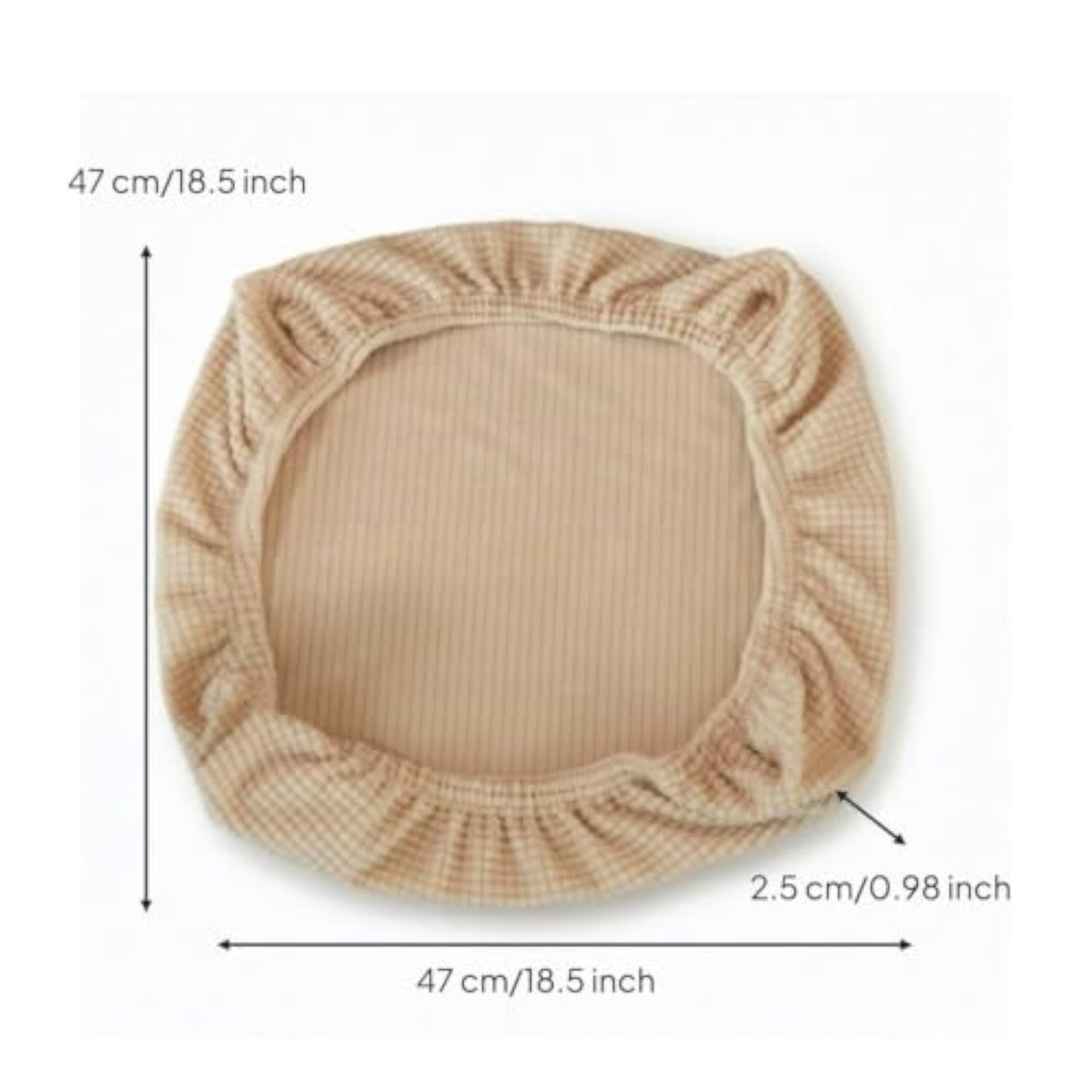 Ribbed Chair Seat Cover, Universal Fit