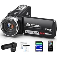 Amazon | ビデオカメラ 2.7K 5600万画素 YouTubeカメラ 2.8