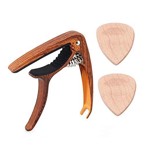 EURYTKS Clips de réglage de Guitare avec médiators en Bois capodastre de Guitare en métal, pour Accessoires de Guitare… - Les Beatles, Paul McCartney, John Lennon, RIngo Starr, George Harrison EURYTKS Clips de réglage de Guitare avec médiators en Bois capodastre de Guitare en métal, pour Accessoires de Guitare…