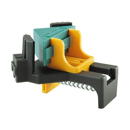 wolfcraft Project Set for Right-Angle Clamping I 8626000 I 4 x ES 22 Corner Clamps I Ideal mounting aid for screwing or Gluing at a 90° Angle