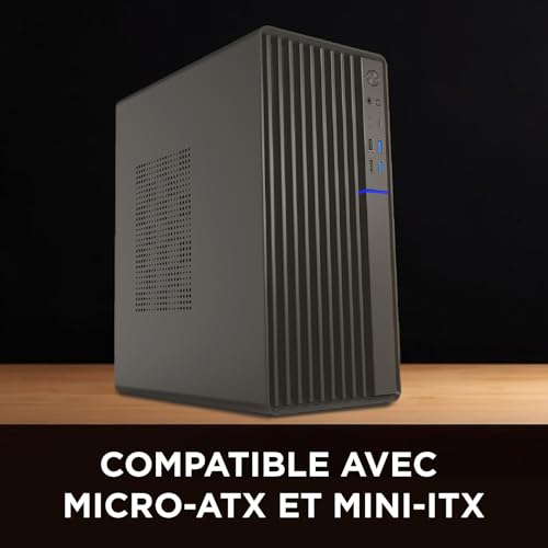 Boîtier PC Micro ATX Nuwo Quartz QK300 Mini-ITX USB Type-C Front Network - 4