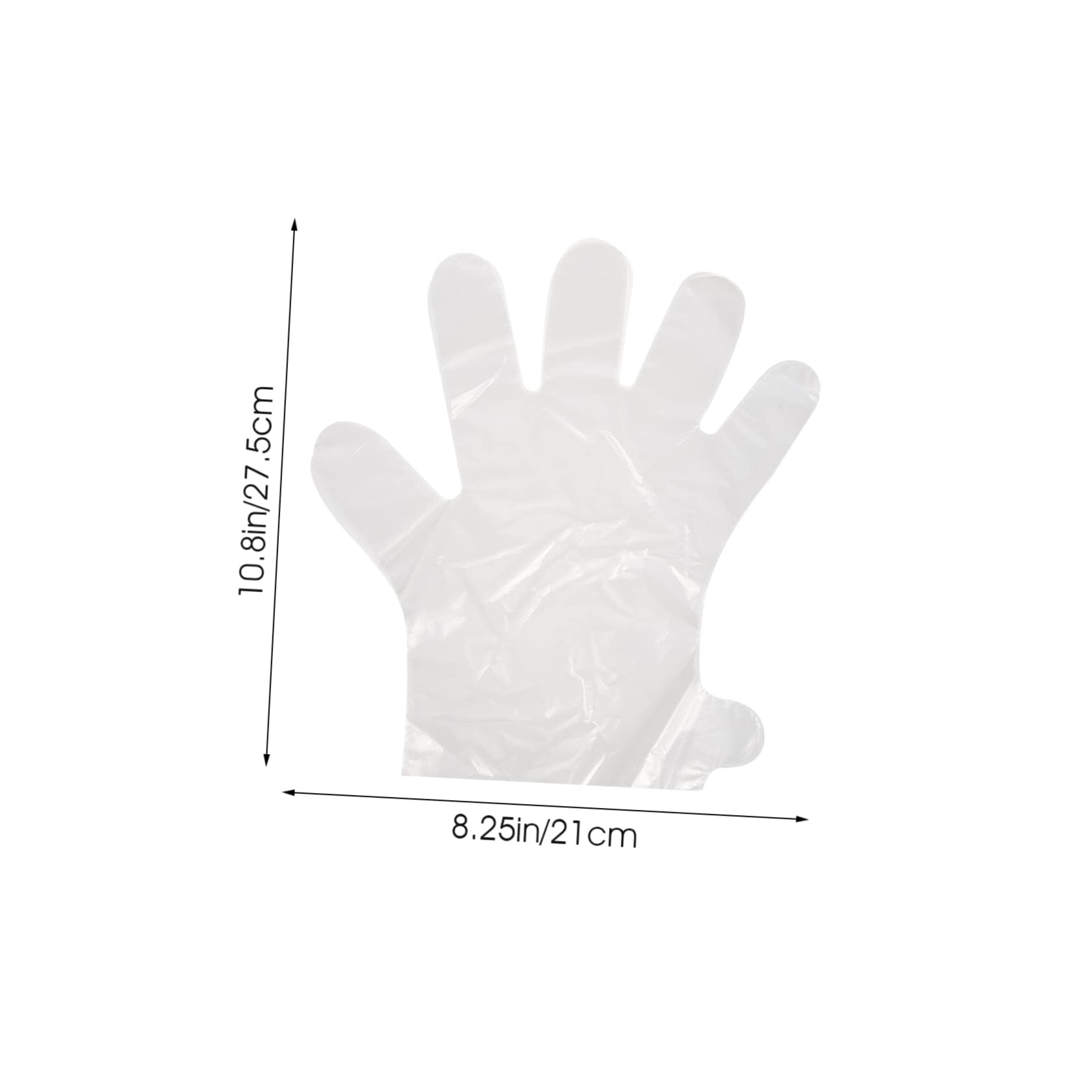 KOMBIUDA Restaurant Eating Gloves 300pcs Portable Disposable Gloves for Essentials