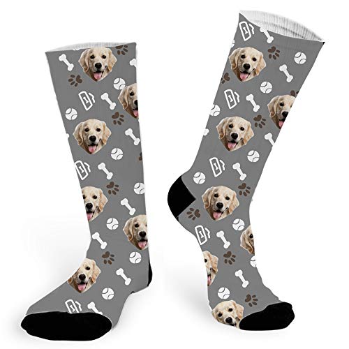 GooWell Customized Dog Socks - Turn Your Pet Picture Into Custom Cat Socks - Unisex