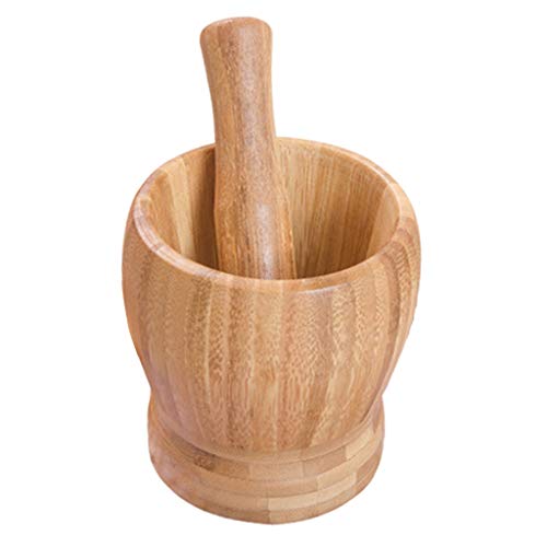 LOVIVER Espremedor De Almofariz Manual De Imprensa De Alho Conjunto De Pimenta Spice Grinder Herb Po