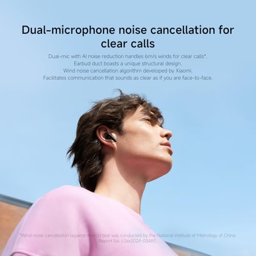 Redmi Buds 6 Lite - In-Ear Kopfhörer, dynamische 40dB Active Noise Cancellation, bis 37 Stunden Akkulaufzeit… – Ansicht 6