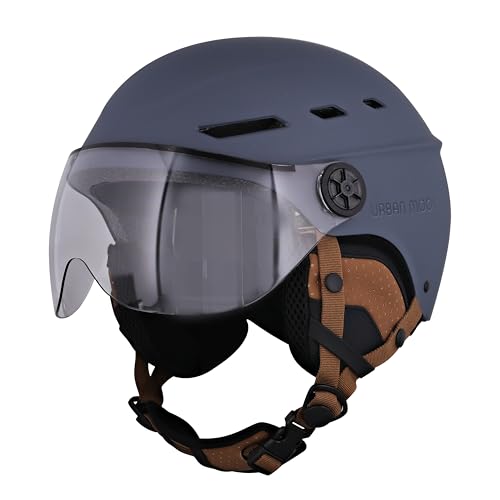 T'nB - Visor, Casque de Protection Vélo et Trottinette Electrique avec Visière Transparente,...