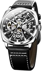 G6685: Black strap & silver black dial