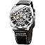 G6685: Black Strap & Silver Black Dial
