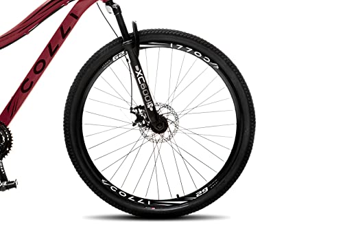 Colli Bike, Eudora em Alumínio Quadro Rebaixado (15,5) Câmbio SHIMANO, Aro 29 Aero, 36 Raias, 21 Mar
