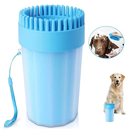 Zecval Dog Paw Cleaner Dog Cleaner Portable Dog Cleaning Brush Paw Cleaner for Dogs and Cats