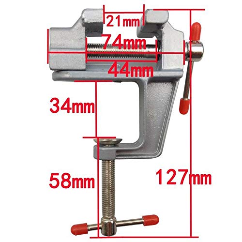 Mini Table Bench Vise Clamp Work Bench Swivel Vice Craft Repair Tool #TOP2
