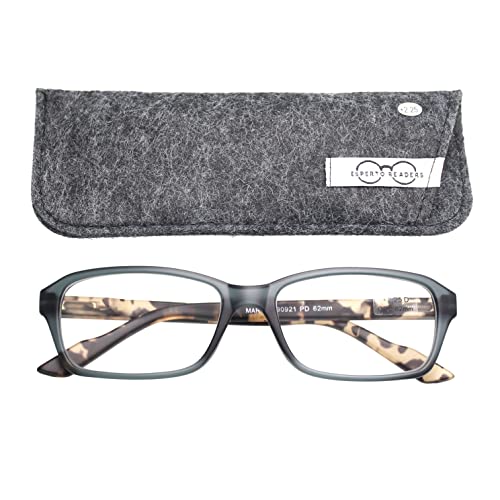 ESPERTO READERS Martina Reading Glasses – Ultra Light Weight For Men & Women POWER +1.00 to +3.00 (+2.50, BLACK)