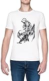 Suave y transpirable Gigante De Hierro Blanca Hombre Camiseta White Men\'s T-Shirt tee