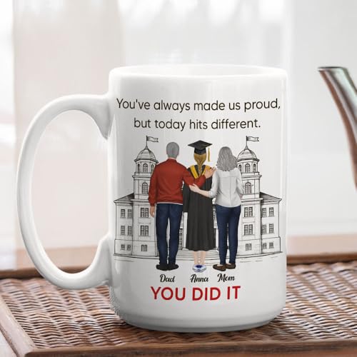 Taza personalizada de graduación para hija miniatura 5