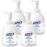 PURELL Healthcare Advanced Hand Sanitizer Foam, Clean Scent, 18 fl oz Pump Bottle (Pack of 4) - 5792-04