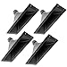 4 Pieces 3X7 Inch Screw-On Horn Replacement Loud Abs 1 3/8 Inch for Speaker Box Premium Quality Sound 4Pcs 5 Core HISE 3X7