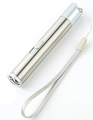 Puntatore LED per gatti / giocattoli con porta USB integrata e cordino