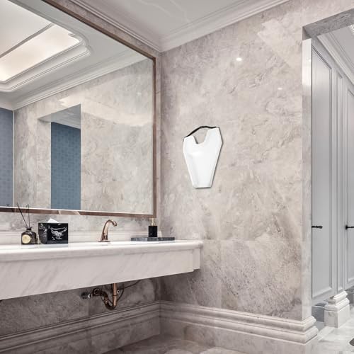 Lavabo para champú portátil de plástico blanco que evita salpicaduras 7