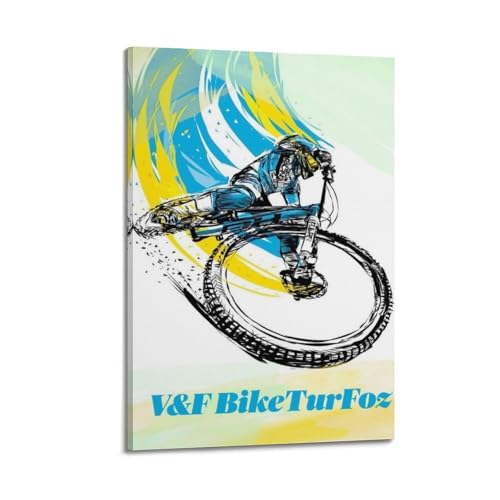 Poster de sport BMX pour habiller un mur vide avec une toile moderne