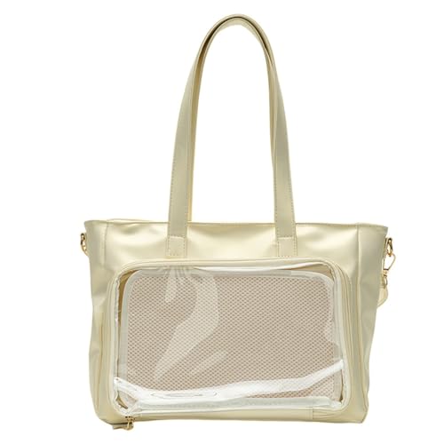 Sac de grande capacité transparent résistant à l'eau pour étudiante