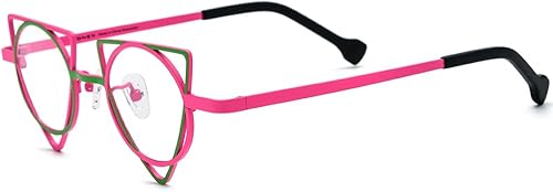 Vista 65 de FONEX Gafas de titanio coloridas Marco Hombres Izquierdo Redondo Derecho Cuadrado Gafas Ópticas Mujeres F85747