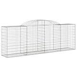 Eleganz Hochbogen Gabionen 30 STK 300x50x100/120cm Verzinktes Eisen - Langlebig & Stilvoll...