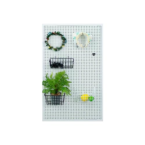 Organizador de tablero perforado montado en la pared, solución de almacenamiento multiusos duradera para herramientas y accesorios