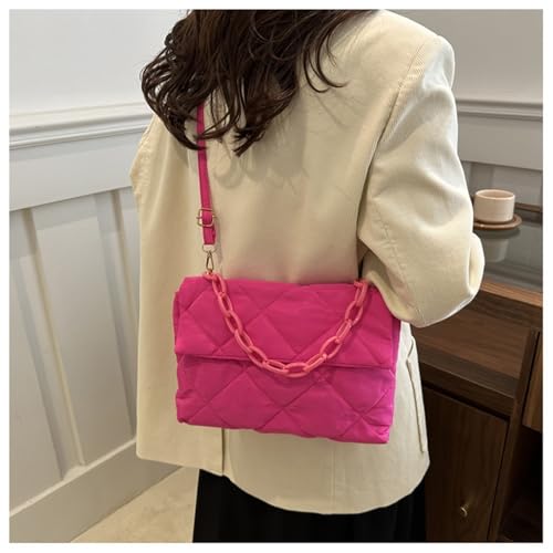 Large Quilted Tote Bag for Women Puffer Tote Bag Hobo Shoulder Bags Padded Crossbody Bags Handbag Bubble Purses Retro3