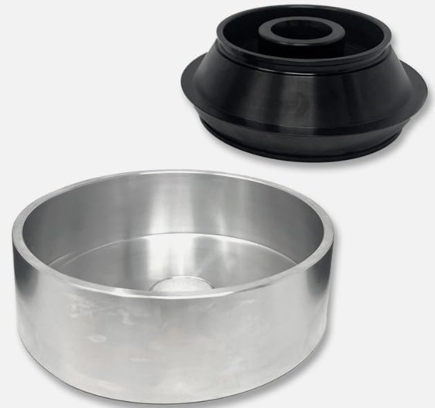 Wheel Balancer Light Truck 4.72"-6.85" Dual Sided Collet Centering Cone & Backing Spacer Set with 40mm Shaft