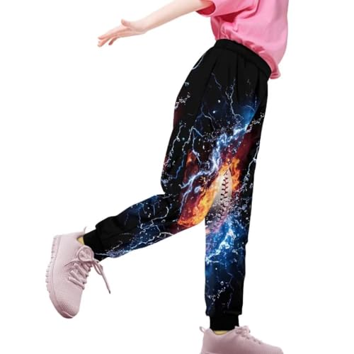 Pinupub Lightweight Sweatpants for Kids Boys Girls Sports School Casual Bundle Foot Joggers Pants4