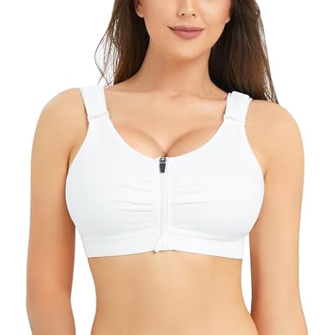 BRABIC Zip Front Everyday Bra for Recovery Cover