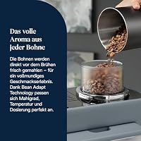 De'Longhi Rivelia EXAM440.55.G Kaffeevollautomat, perfekter Milchschaum, wechselbarer Bohnenbehälter, 16 Kaffee- & Milchgetränke auf Knopfdruck, Extra-Shot-Funktion, 3,5" Touch-Display, Grau – Ansicht 4