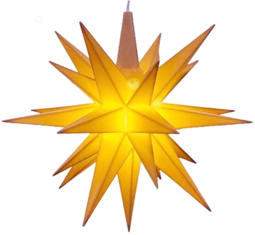 Preisvergleich Produktbild Herrnhuter Stern - 13 cm - innen - Gelb