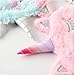 Quadow Unicorn Sleeping Mask, 2 Pack Girls Soft Plush Blindfold Mask, Cute Unicorn Kids Sleep, Multicolor, 3 Piece Set (KB01)