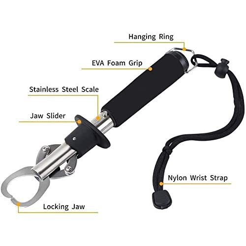 Cikiki Pinza da pesca portatile in acciaio Fish