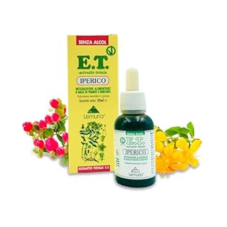 Lemuria - Iperico E.T. - Per il Tono dell’Umore e il Benessere Mentale - Estratto Totale, Integratore Alimentare a Base di Piante e Derivati - 30 ml - Made in Italy