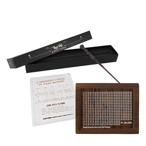 Image of Henry Wand for Kids - Cosplay New Designed Magic Wand for Potterheads - for Kids Birthday and Halloween Costume, Multicolor (Henry Wand with 1lakh Money Saving Box)