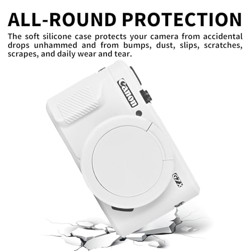 Funda de Silicona Canon G7 X Mark II Color Blanco - Fernando Cortés
