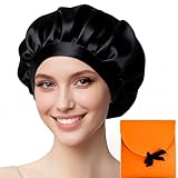 Gorro de Seda Ajustable, Adecuado para la Mayoría de los Tipos de Cabello