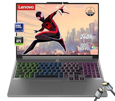 Lenovo Legion 5i 16" Gaming Laptop - Intel Core Ultra 9 275HX - GeForce RTX 5060 - WQXGA (2560x1600) - Windows 11 Pro-W/HDMI Cable (32GB RAM | 1TB PCIe SSD+pro)